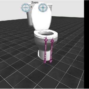Measure a Toilet Seat's breadth