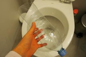 use Plastic Bottle to unclog a toilet