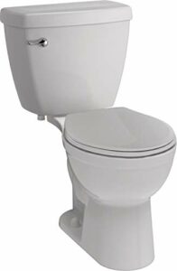 Delta Faucet Haywood White Round-Front Flushing Toilet