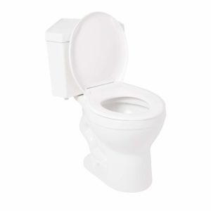 Signature Hardware Braeburn Corner Toilet round toilet