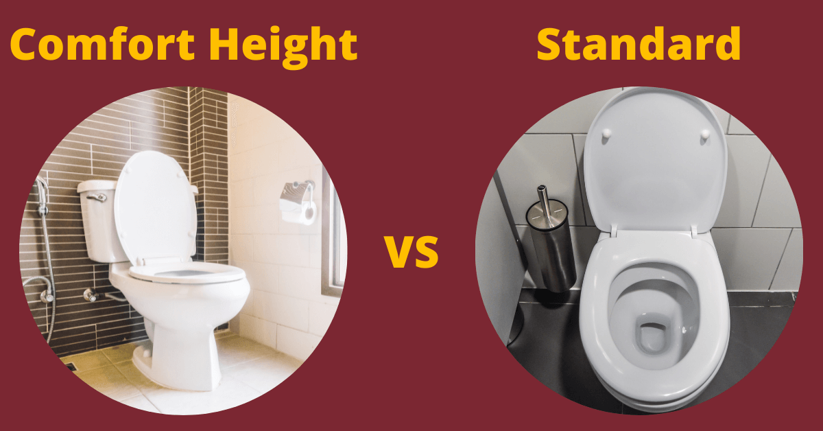 standard VS comfort toilet height