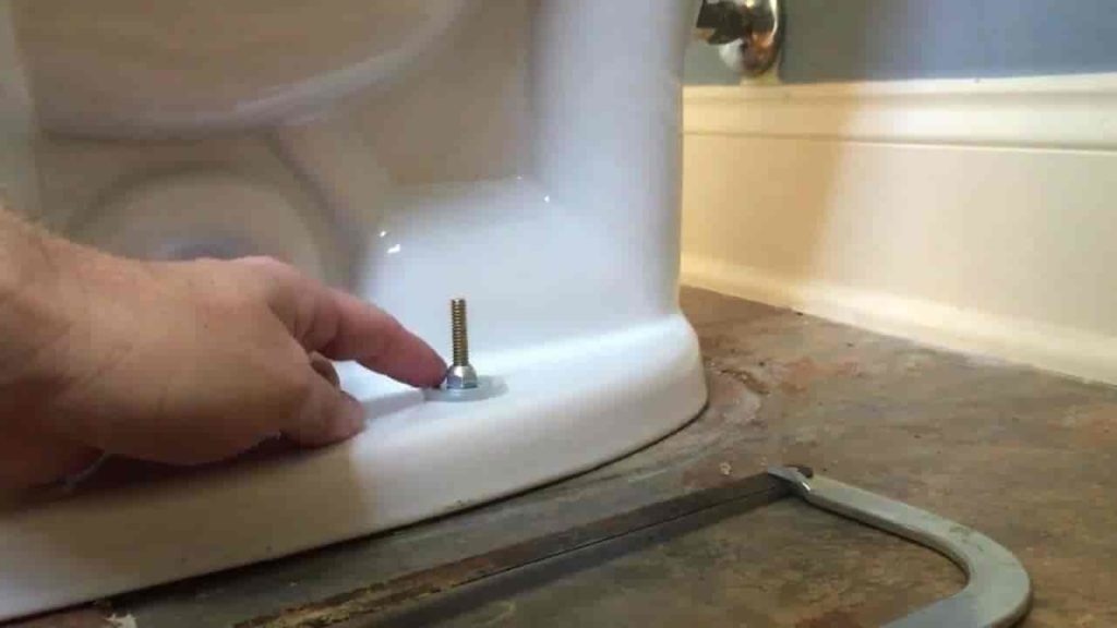 Use Toilet Bolts With Shims Attached